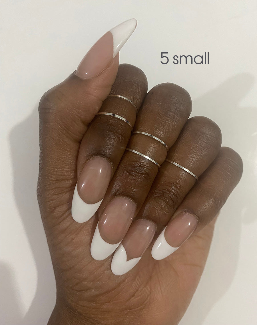 10 Thin small dainty midi rings silver tone plated set of 10 rings